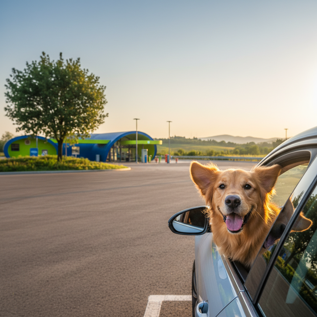Viaggiare con cani in autostrada: guida alle soste perfette
