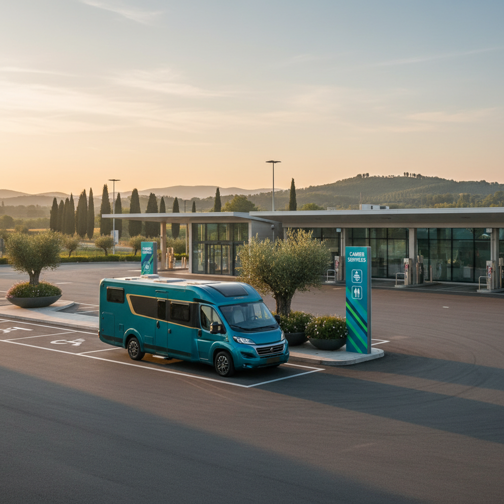 Aree Sosta con Doccia e Camper Service: La Guida Completa