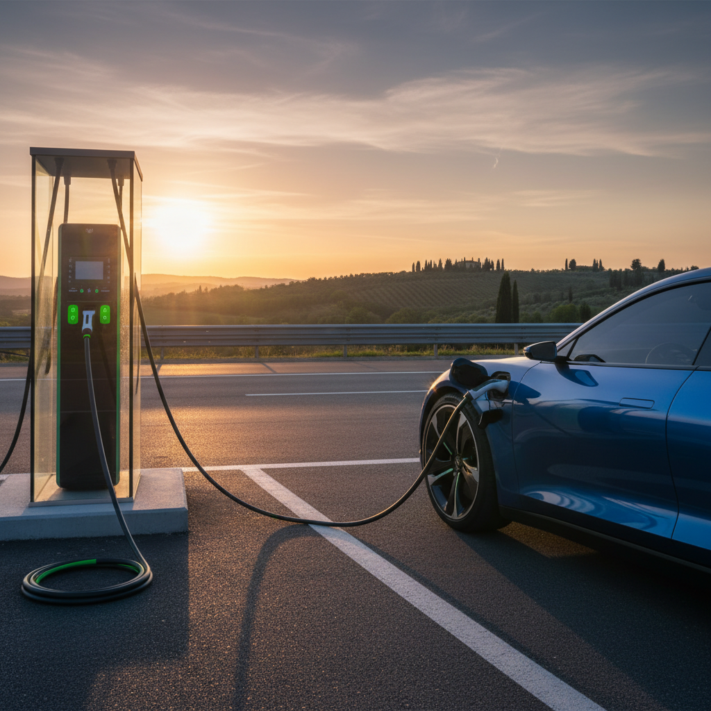Cavo ricarica auto elettrica: la guida per viaggiare in autostrada