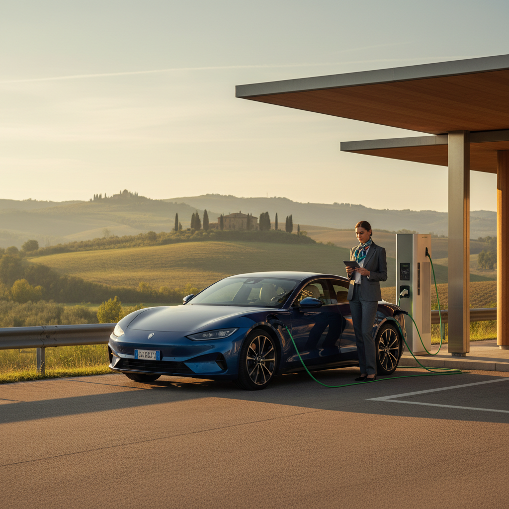 Trasferta di Lavoro in Auto Elettrica: La Guida Completa