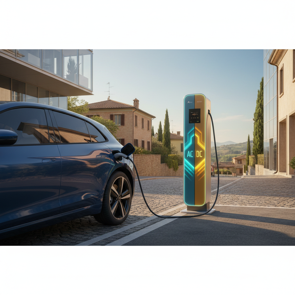 Ricarica auto elettrica DC vs AC: la guida completa